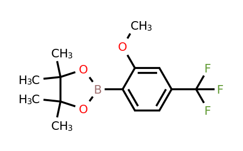 1689547-84-9 | 2-[2-Methoxy-4-(trifluoromethyl)phenyl]-4,4,5,5-tetramethyl-1,3,2-dioxaborolane