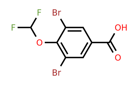 1690861-67-6 | 3,5-Dibromo-4-(difluoromethoxy)benzoic acid