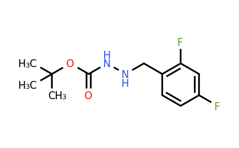 1692161-25-3 | tert-Butyl 2-(2,4-difluorobenzyl)hydrazinecarboxylate