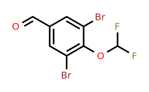 1696607-44-9 | 3,5-Dibromo-4-(difluoromethoxy)benzaldehyde