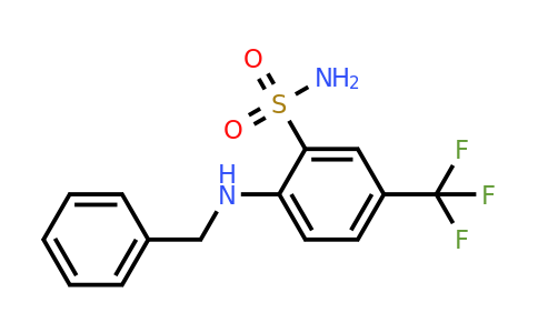 1698-38-0 | 2-(Benzylamino)-5-(trifluoromethyl)benzenesulfonamide