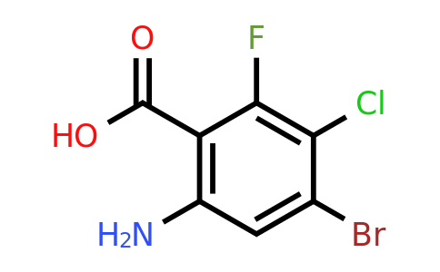 1698028-25-9 | 6-Amino-4-bromo-3-chloro-2-fluorobenzoic acid