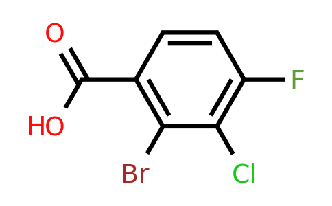170108-04-0 | 2-Bromo-3-chloro-4-fluorobenzoic acid