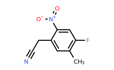 1701921-02-9 | 4-Fluoro-5-methyl-2-nitrophenylacetonitrile
