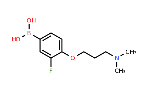 1704064-08-3 | (4-(3-(dimethylamino)propoxy)-3-fluorophenyl)boronic acid