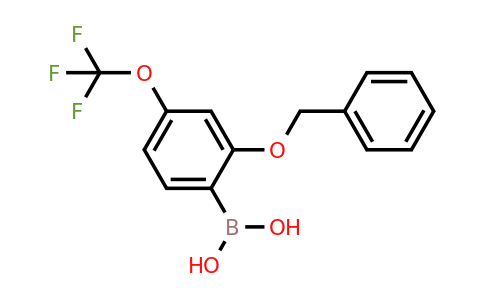 1704064-19-6 | (2-(benzyloxy)-4-(trifluoromethoxy)phenyl)boronic acid