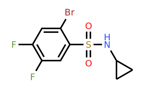 1704066-92-1 | 2-Bromo-n-cyclopropyl-4,5-difluorobenzenesulfonamide