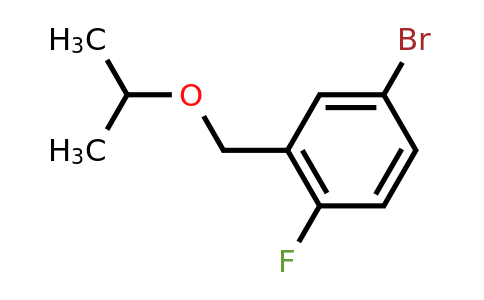 1704066-94-3 | 4-Bromo-1-fluoro-2-(isopropoxymethyl)benzene