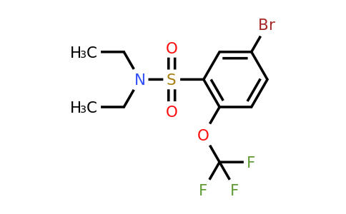 1704069-28-2 | 5-Bromo-n,n-diethyl-2-(trifluoromethoxy)benzenesulfonamide