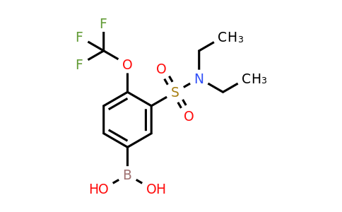 1704069-29-3 | (3-(N,N-diethylsulfamoyl)-4-(trifluoromethoxy)phenyl)boronic acid