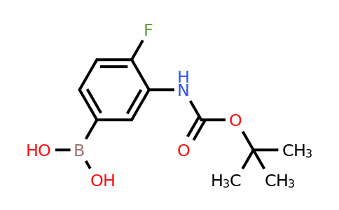 1704069-72-6 | (3-((tert-butoxycarbonyl)amino)-4-fluorophenyl)boronic acid