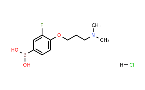 1704080-71-6 | (4-(3-(dimethylamino)propoxy)-3-fluorophenyl)boronic acid hydrochloride