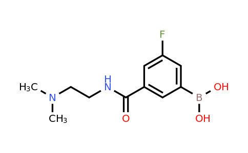 1704082-18-7 | (3-((2-(dimethylamino)ethyl)carbamoyl)-5-fluorophenyl)boronic acid