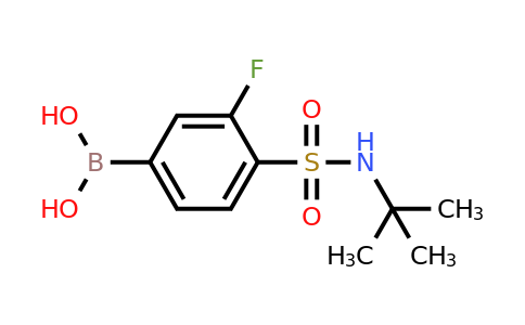 1704095-87-3 | (4-(N-(tert-butyl)sulfamoyl)-3-fluorophenyl)boronic acid