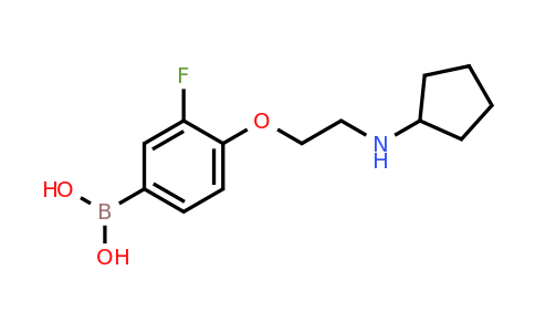 1704096-02-5 | (4-(2-(cyclopentylamino)ethoxy)-3-fluorophenyl)boronic acid
