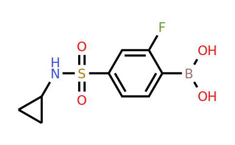 1704097-24-4 | (4-(N-cyclopropylsulfamoyl)-2-fluorophenyl)boronic acid