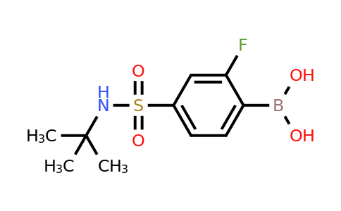 1704097-26-6 | (4-(N-(tert-butyl)sulfamoyl)-2-fluorophenyl)boronic acid