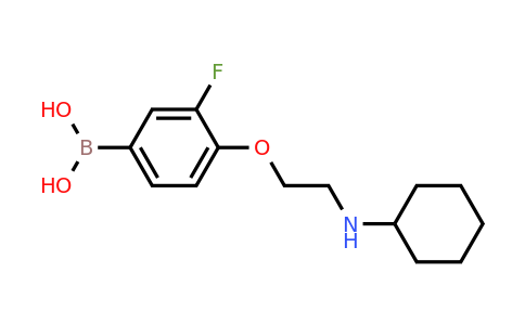 1704097-29-9 | (4-(2-(cyclohexylamino)ethoxy)-3-fluorophenyl)boronic acid