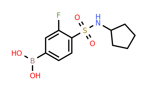 1704120-92-2 | (4-(N-cyclopentylsulfamoyl)-3-fluorophenyl)boronic acid
