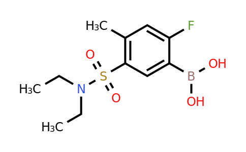 1704121-33-4 | (5-(N,N-diethylsulfamoyl)-2-fluoro-4-methylphenyl)boronic acid