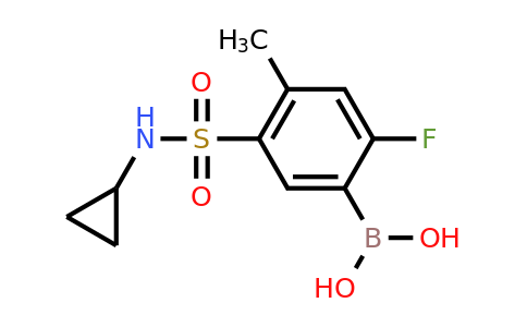 1704121-43-6 | (5-(N-cyclopropylsulfamoyl)-2-fluoro-4-methylphenyl)boronic acid