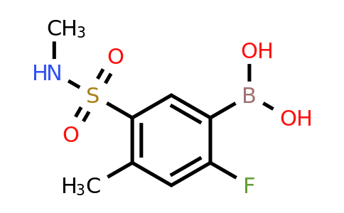 1704121-51-6 | (2-fluoro-4-methyl-5-(N-methylsulfamoyl)phenyl)boronic acid