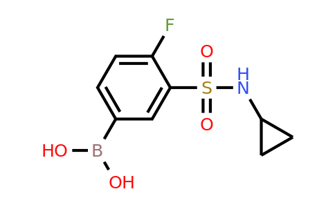 1704121-61-8 | (3-(N-Cyclopropylsulfamoyl)-4-fluorophenyl)boronic acid