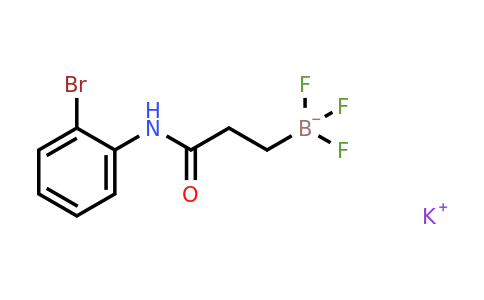 1705578-22-8 | potassium (3-((2-bromophenyl)amino)-3-oxopropyl)trifluoroborate