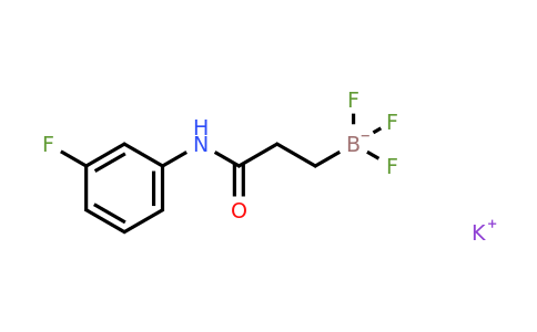 1705578-26-2 | potassium trifluoro(3-((3-fluorophenyl)amino)-3-oxopropyl)borate