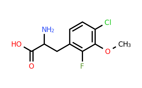 1706418-83-8 | 4-Chloro-2-fluoro-3-methoxy-DL-phenylalanine