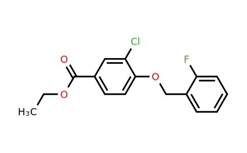 1706428-94-5 | Ethyl 3-chloro-4-((2-fluorobenzyl)oxy)benzoate