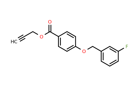 1706438-64-3 | Prop-2-yn-1-yl 4-((3-fluorobenzyl)oxy)benzoate