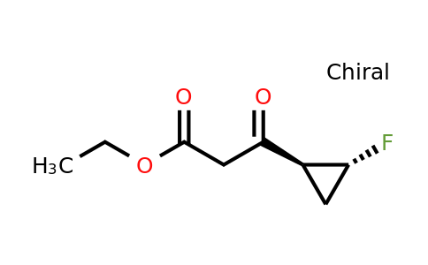 1706439-37-3 | Ethyl 3-(trans-2-fluorocyclopropyl)-3-oxopropanoate