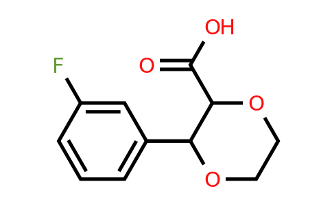 1706443-91-5 | 3-(3-Fluorophenyl)-1,4-dioxane-2-carboxylic acid