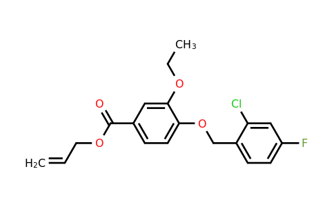 1706450-24-9 | Allyl 4-((2-chloro-4-fluorobenzyl)oxy)-3-ethoxybenzoate