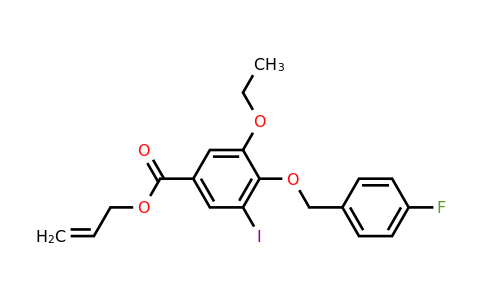 1706450-54-5 | Allyl 3-ethoxy-4-((4-fluorobenzyl)oxy)-5-iodobenzoate