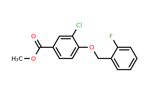 1706451-64-0 | Methyl 3-chloro-4-((2-fluorobenzyl)oxy)benzoate