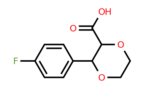 1706452-95-0 | 3-(4-Fluorophenyl)-1,4-dioxane-2-carboxylic acid