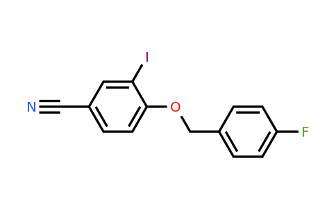 1706465-10-2 | 4-((4-Fluorobenzyl)oxy)-3-iodobenzonitrile