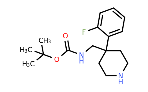1707361-61-2 | tert-Butyl ((4-(2-fluorophenyl)piperidin-4-yl)methyl)carbamate