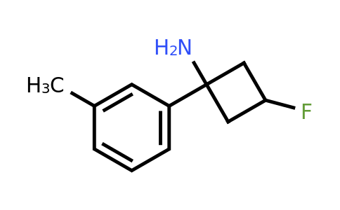1707364-74-6 | 3-Fluoro-1-(m-tolyl)cyclobutanamine