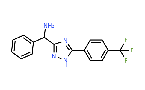 1707392-45-7 | Phenyl(5-(4-(trifluoromethyl)phenyl)-1H-1,2,4-triazol-3-yl)methanamine