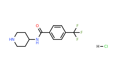 1707580-57-1 | N-(Piperidin-4-yl)-4-(trifluoromethyl)benzamide hydrochloride