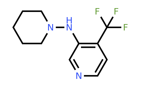1707581-27-8 | N-(Piperidin-1-yl)-4-(trifluoromethyl)pyridin-3-amine