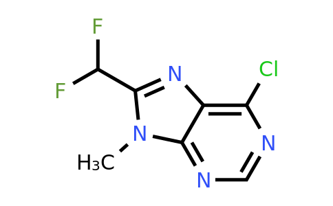 1708251-13-1 | 6-Chloro-8-(difluoromethyl)-9-methyl-9H-purine