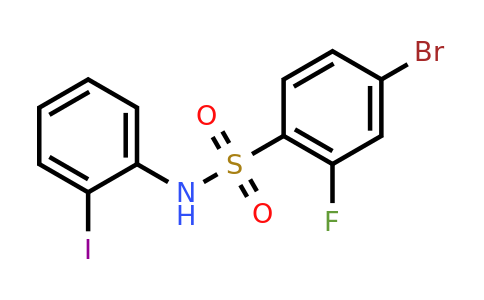 1711725-91-5 | 4-Bromo-2-fluoro-n-(2-iodophenyl)benzenesulfonamide