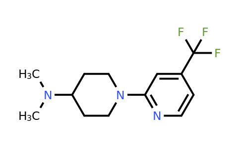 1713160-35-0 | N,N-Dimethyl-1-(4-(trifluoromethyl)pyridin-2-yl)piperidin-4-amine