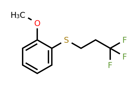 1713160-57-6 | (2-Methoxyphenyl)(3,3,3-trifluoropropyl)sulfane