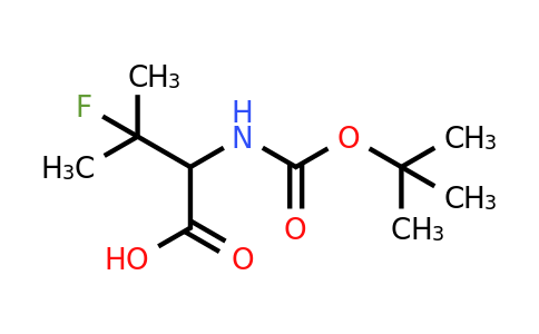 171348-52-0 | 2-((tert-Butoxycarbonyl)amino)-3-fluoro-3-methylbutanoic acid