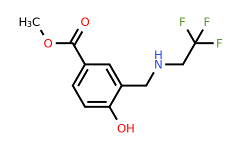 1713589-93-5 | Methyl 4-hydroxy-3-(((2,2,2-trifluoroethyl)amino)methyl)benzoate